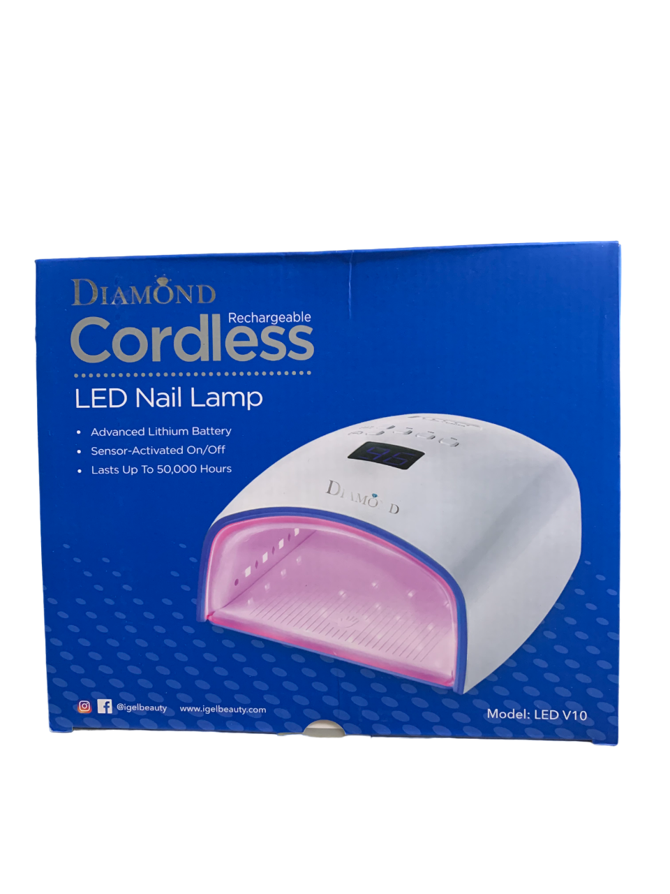 Diamond Rechargeable Cordless LED Nail Lamp